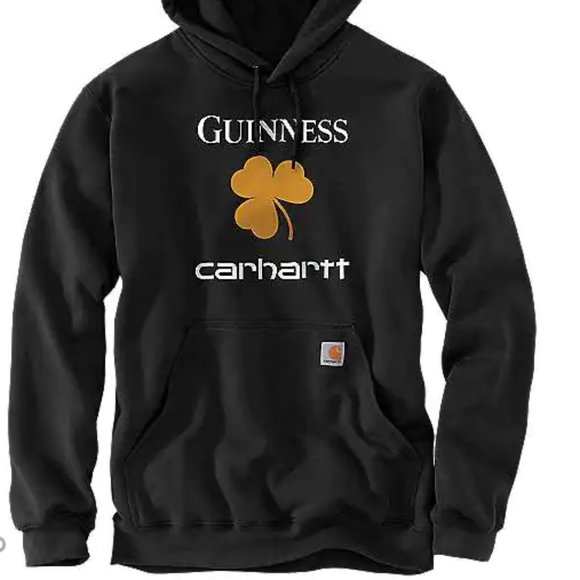 Carhartt x Guinness LIMITED EDITION Graphic Sweatshirt Black S NWT - Picture 3 of 11